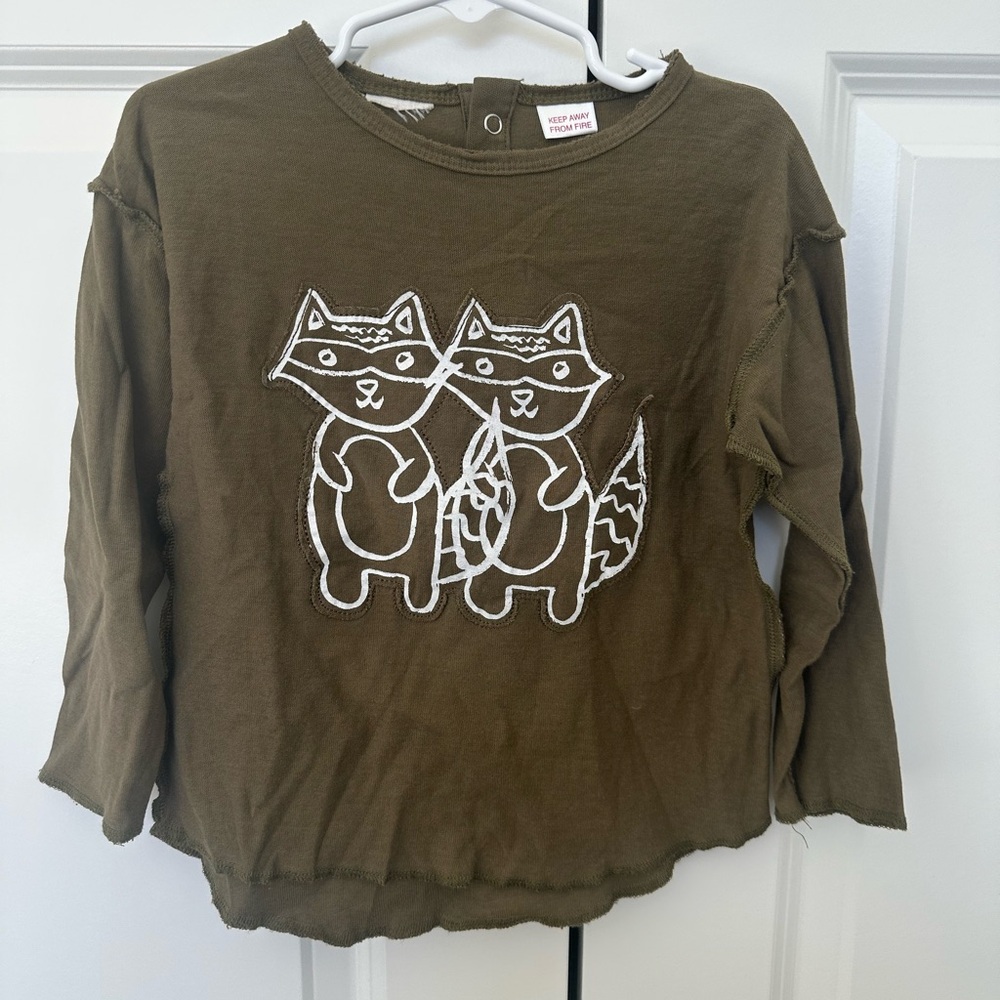 Zara kids long sleeve top in size 2-3 Y